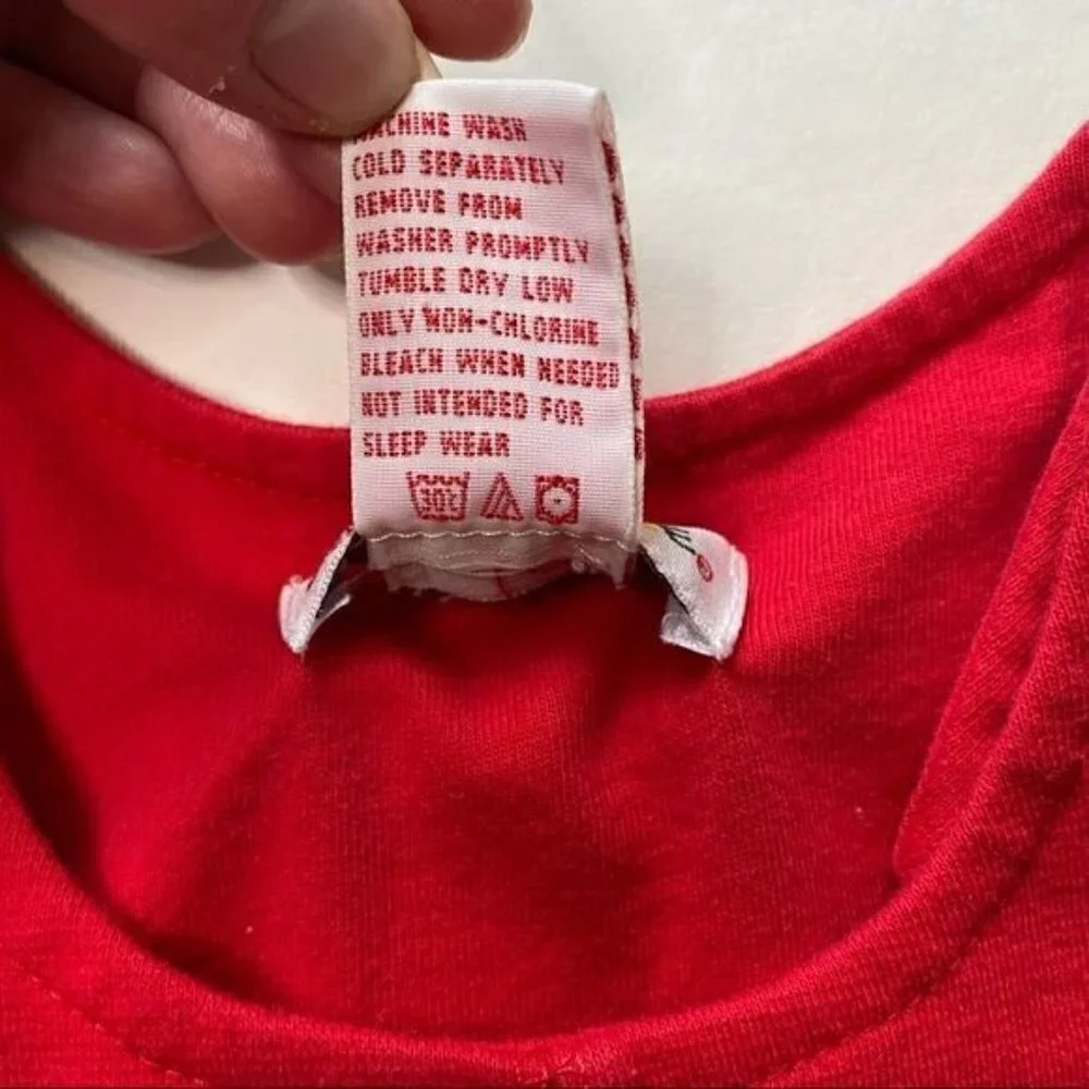 Gymboree Vintage Star Jumper Dress Red 9-18M